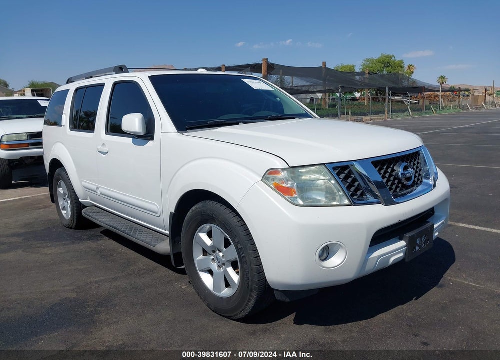 2008 NISSAN PATHFINDER SE VIN: 5N1AR18U58C659477