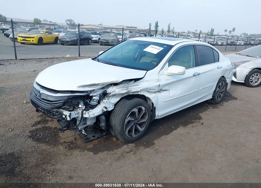 2016 HONDA ACCORD EX VIN: 1HGCR2F7XGA131977