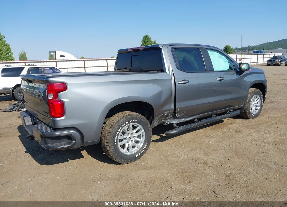 2021 CHEVROLET SILVERADO 1500 4WD SHORT BED RST VIN: 3GCUYEED0MG106470
