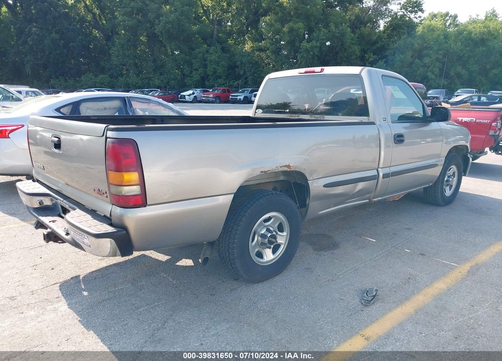 2002 GMC SIERRA 1500 SL VIN: 1GTEC14W42Z127785