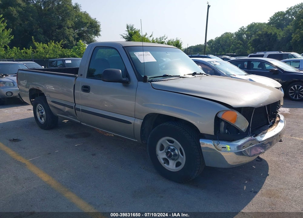2002 GMC SIERRA 1500 SL VIN: 1GTEC14W42Z127785