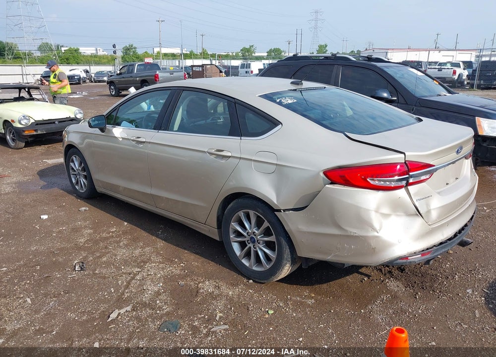 2017 FORD FUSION SE VIN: 3FA6P0HD9HR251100