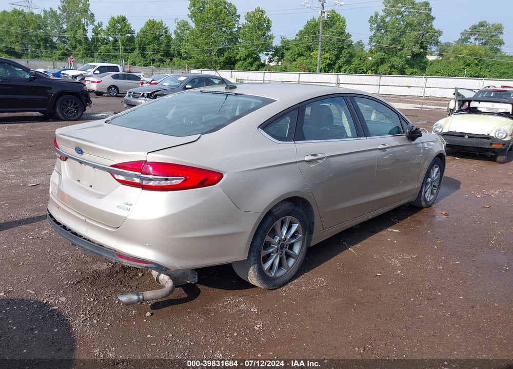 2017 FORD FUSION SE VIN: 3FA6P0HD9HR251100