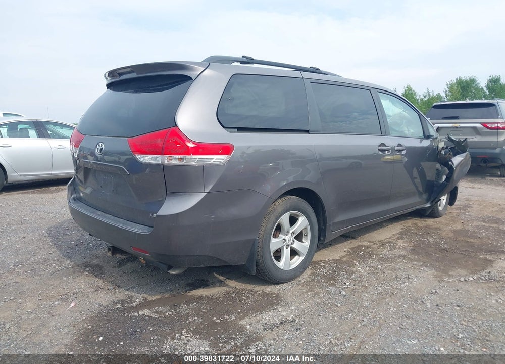 2011 TOYOTA SIENNA LE V6 VIN: 5TDKK3DC5BS116030