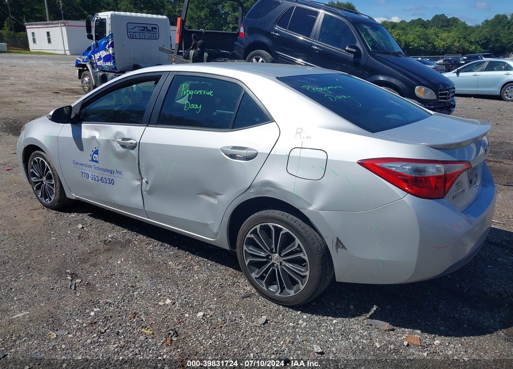 2014 TOYOTA COROLLA S PLUS VIN: 2T1BURHE3EC039891