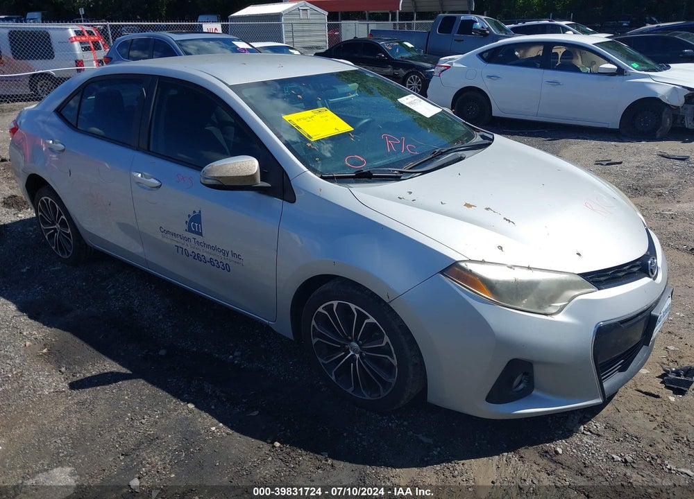2014 TOYOTA COROLLA S PLUS VIN: 2T1BURHE3EC039891