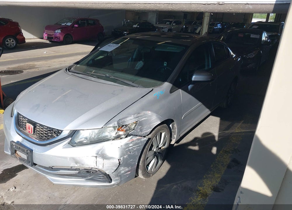 2014 HONDA CIVIC EX VIN: 19XFB2F88EE058692