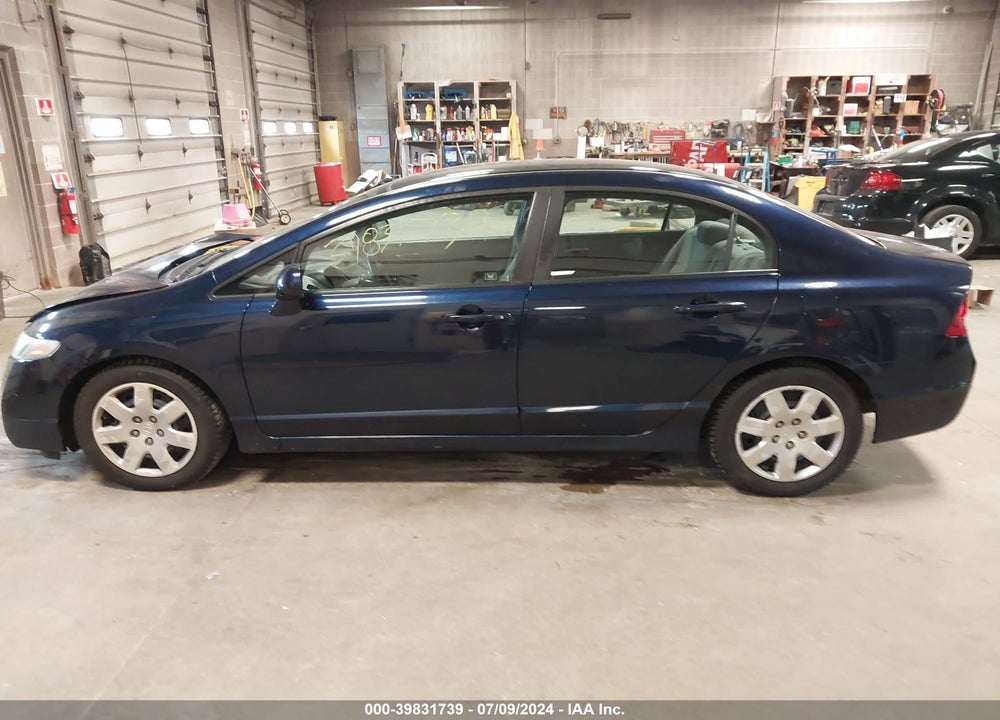 2011 HONDA CIVIC LX VIN: 19XFA1F50BE021876