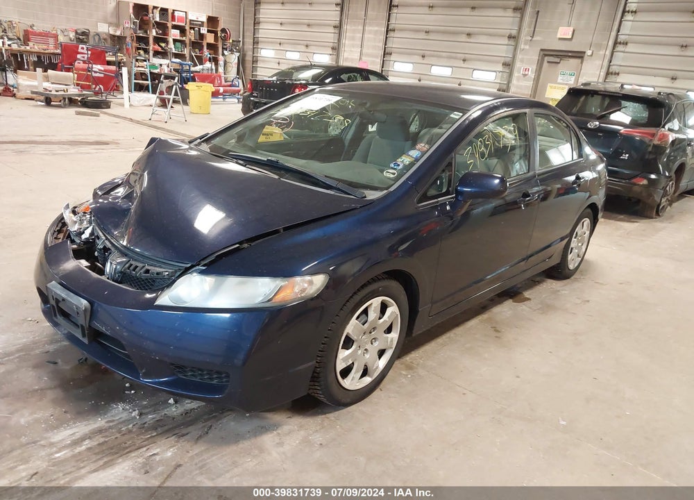 2011 HONDA CIVIC LX VIN: 19XFA1F50BE021876