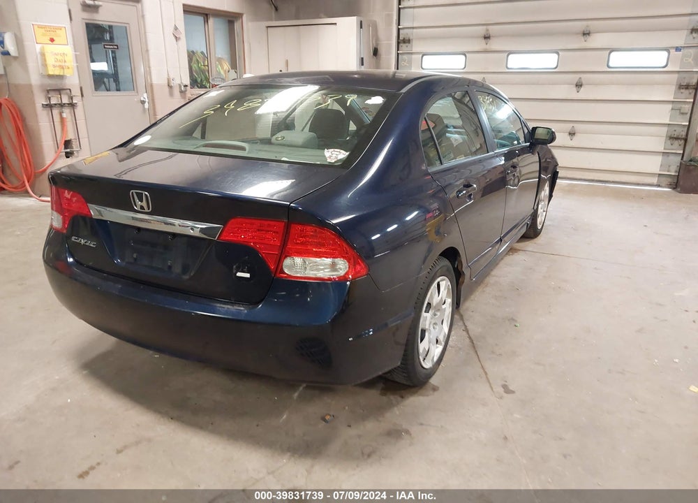 2011 HONDA CIVIC LX VIN: 19XFA1F50BE021876