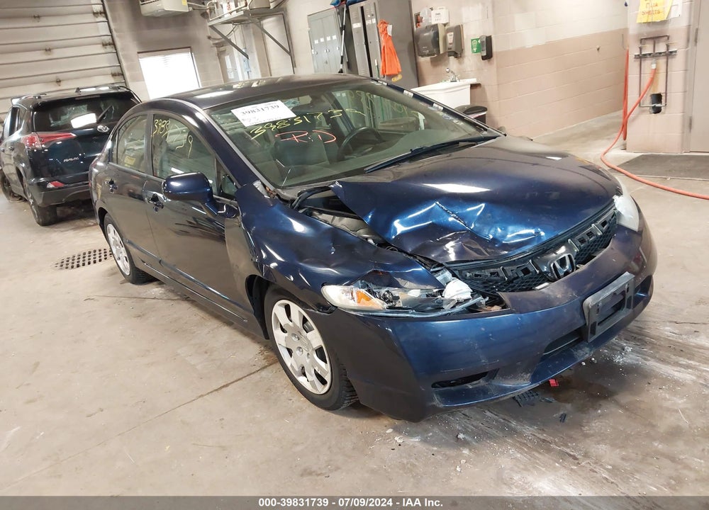 2011 HONDA CIVIC LX VIN: 19XFA1F50BE021876