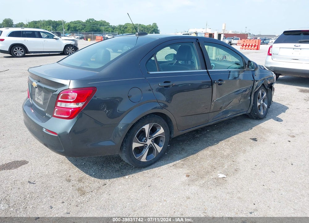 2020 CHEVROLET SONIC FWD  PREMIER VIN: 1G1JF5SB4L4121277