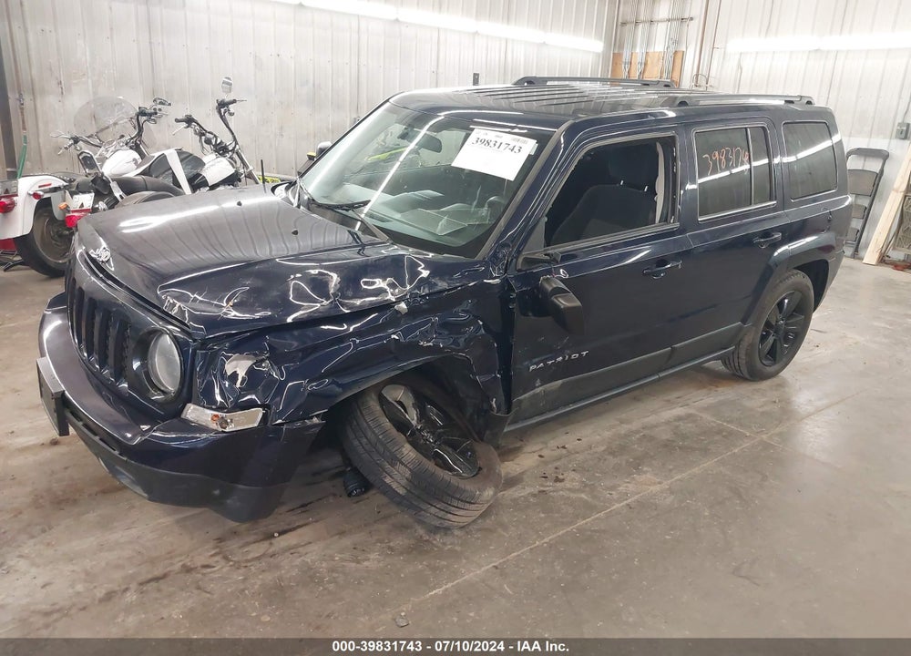 2014 JEEP PATRIOT SPORT VIN: 1C4NJRBB8ED575890