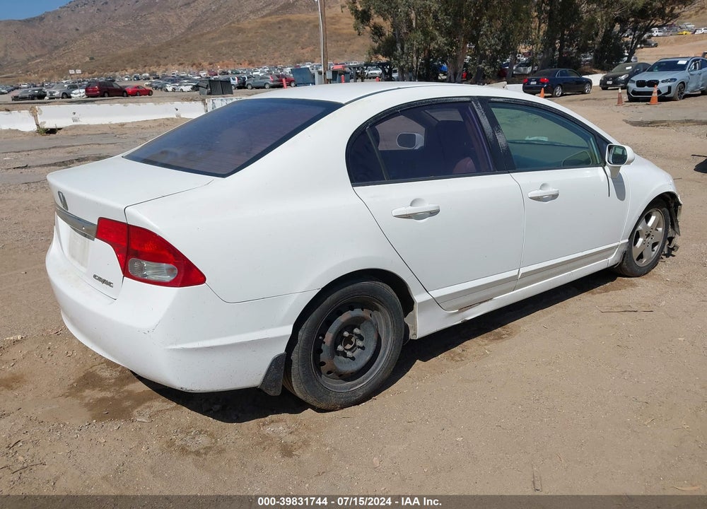 2008 HONDA CIVIC LX VIN: 2HGFA16578H346670