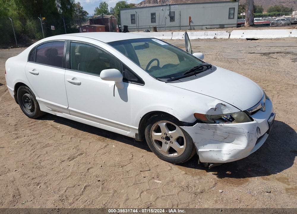 2008 HONDA CIVIC LX VIN: 2HGFA16578H346670