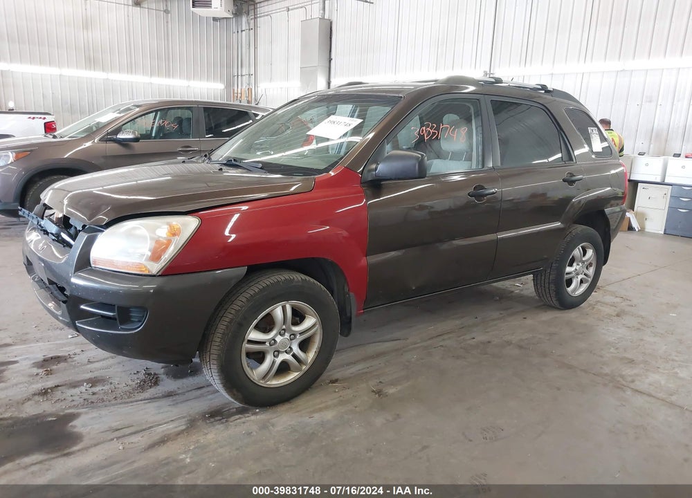 2008 KIA SPORTAGE LX V6 VIN: KNDJE723987539645