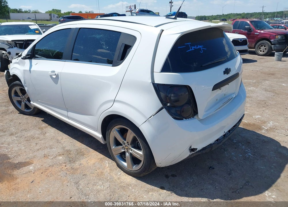 2013 CHEVROLET SONIC RS AUTO VIN: 1G1JG6SB3D4246775