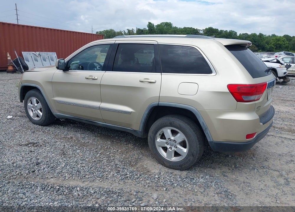 2012 JEEP GRAND CHEROKEE LAREDO VIN: 1C4RJEAG5CC162447