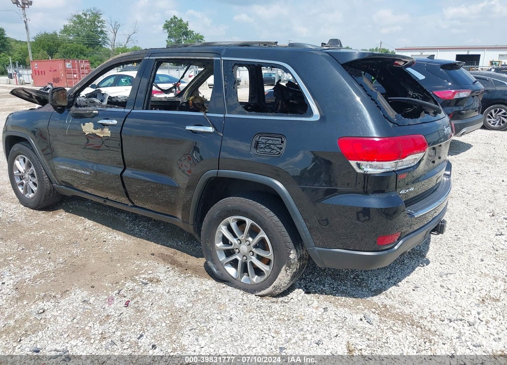 2014 JEEP GRAND CHEROKEE LIMITED VIN: 1C4RJFBG7EC450252