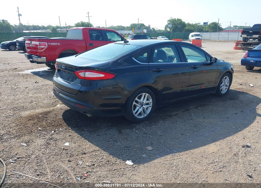 2016 FORD FUSION SE VIN: 3FA6P0H74GR227800