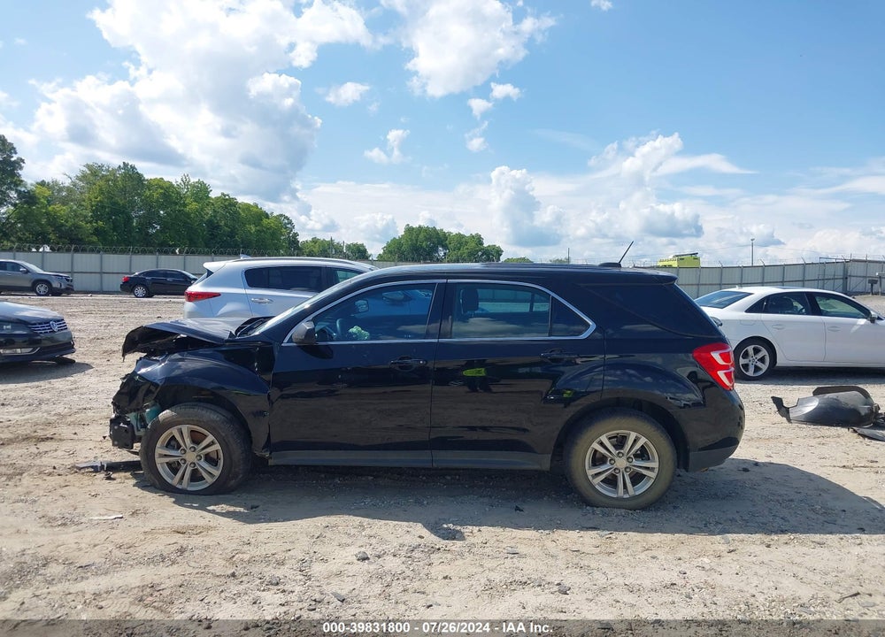 2016 CHEVROLET EQUINOX LS VIN: 2GNALBEK0G1157549