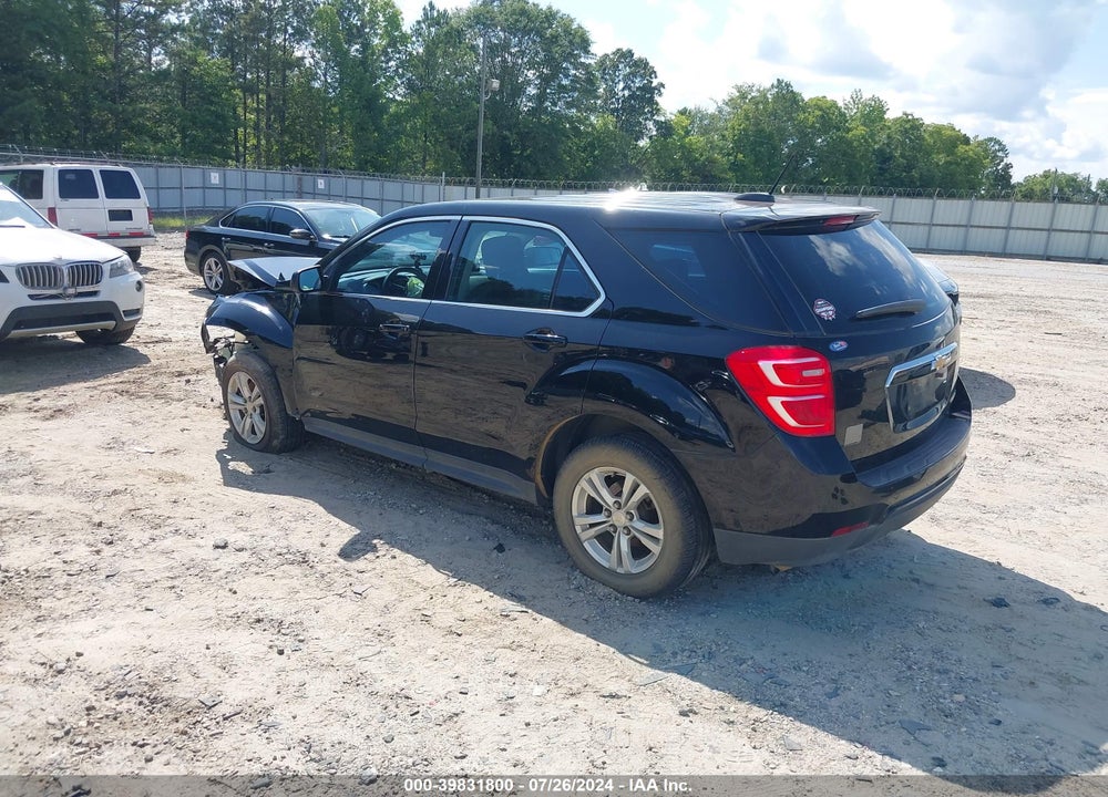 2016 CHEVROLET EQUINOX LS VIN: 2GNALBEK0G1157549
