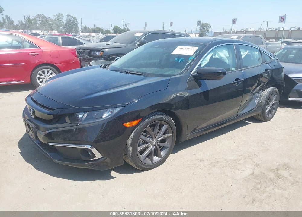 2021 HONDA CIVIC EX VIN: 19XFC1F39ME205273