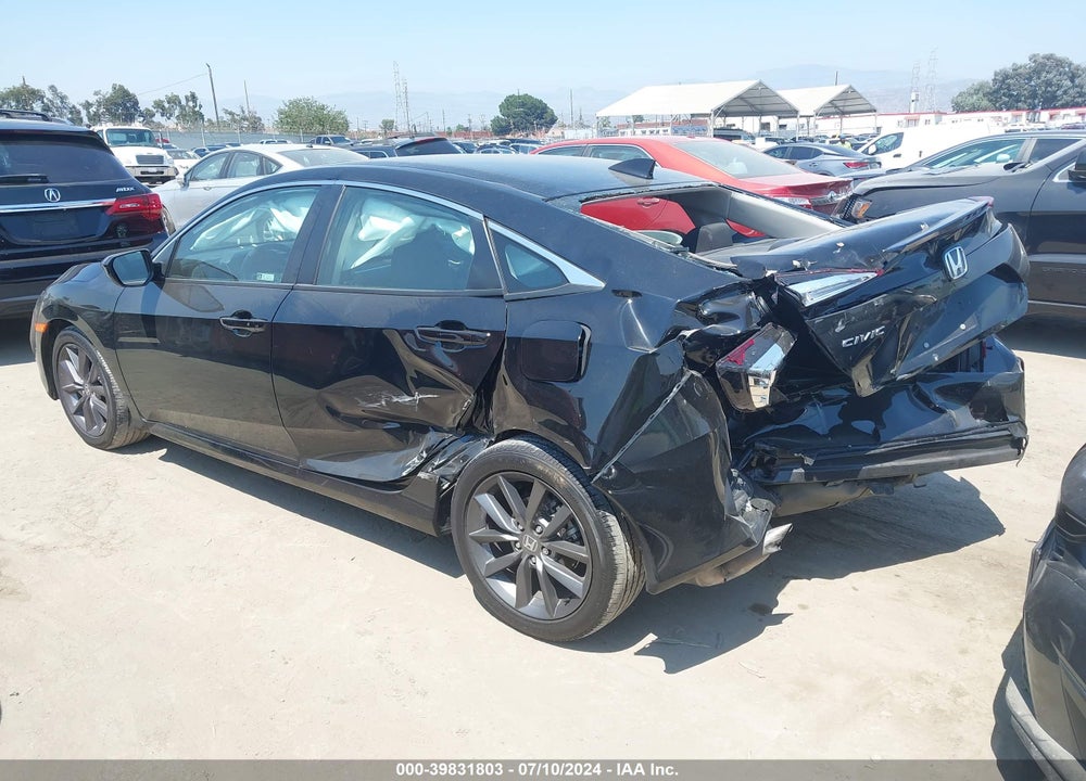 2021 HONDA CIVIC EX VIN: 19XFC1F39ME205273