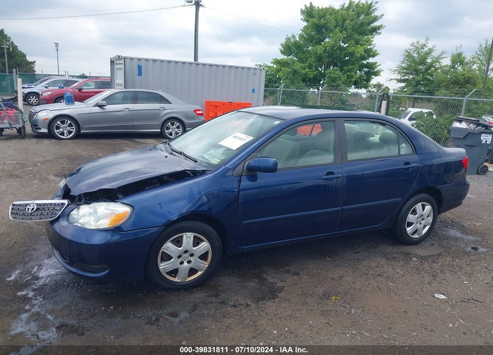 2006 TOYOTA COROLLA LE VIN: 2T1BR30E36C661631
