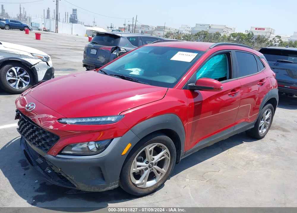 2022 HYUNDAI KONA SEL VIN: KM8K62AB6NU834272