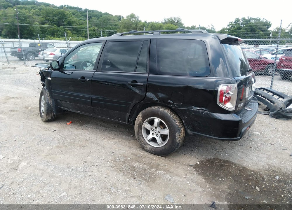 2008 HONDA PILOT EX-L VIN: 5FNYF186X8B020608