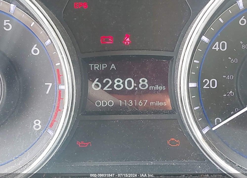 2013 HYUNDAI SONATA GLS VIN: 5NPEB4AC3DH719350