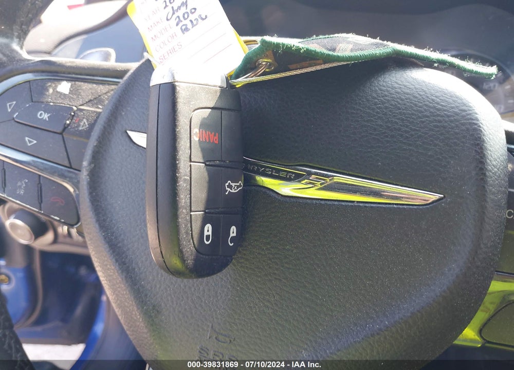 2015 CHRYSLER 200 S VIN: 1C3CCCBG4FN531105