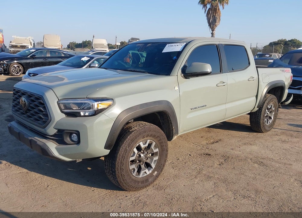 2022 TOYOTA TACOMA TRD OFF ROAD VIN: 3TMCZ5ANXNM516185