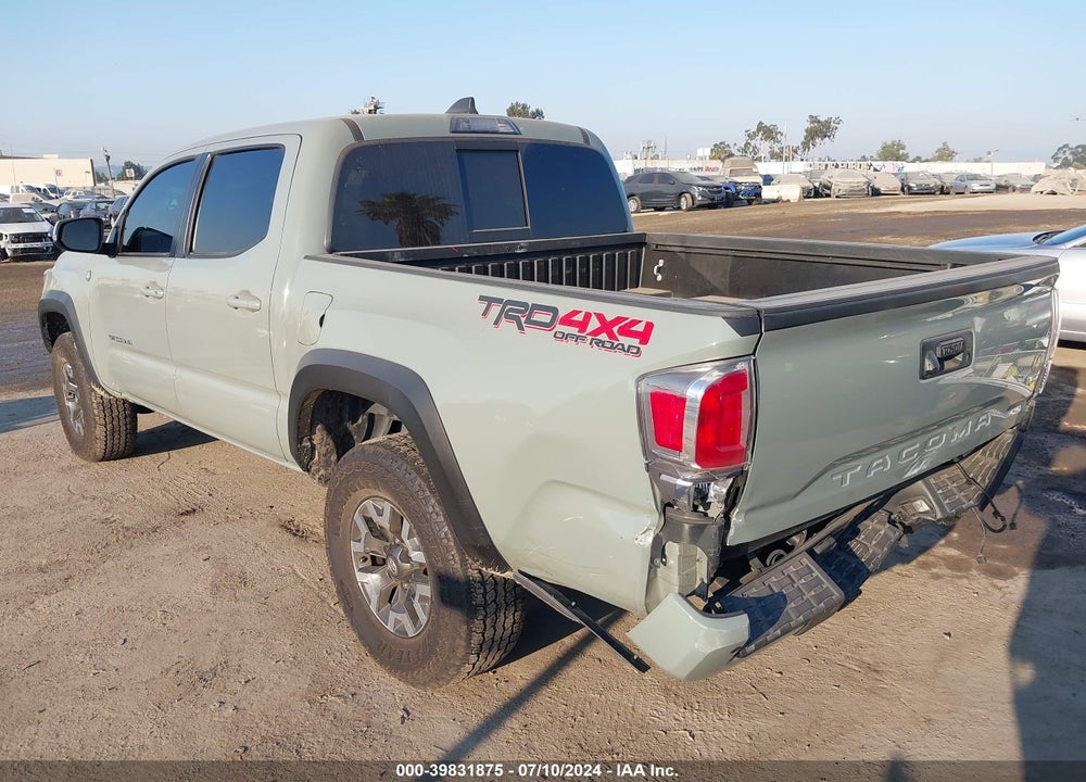 2022 TOYOTA TACOMA TRD OFF ROAD VIN: 3TMCZ5ANXNM516185