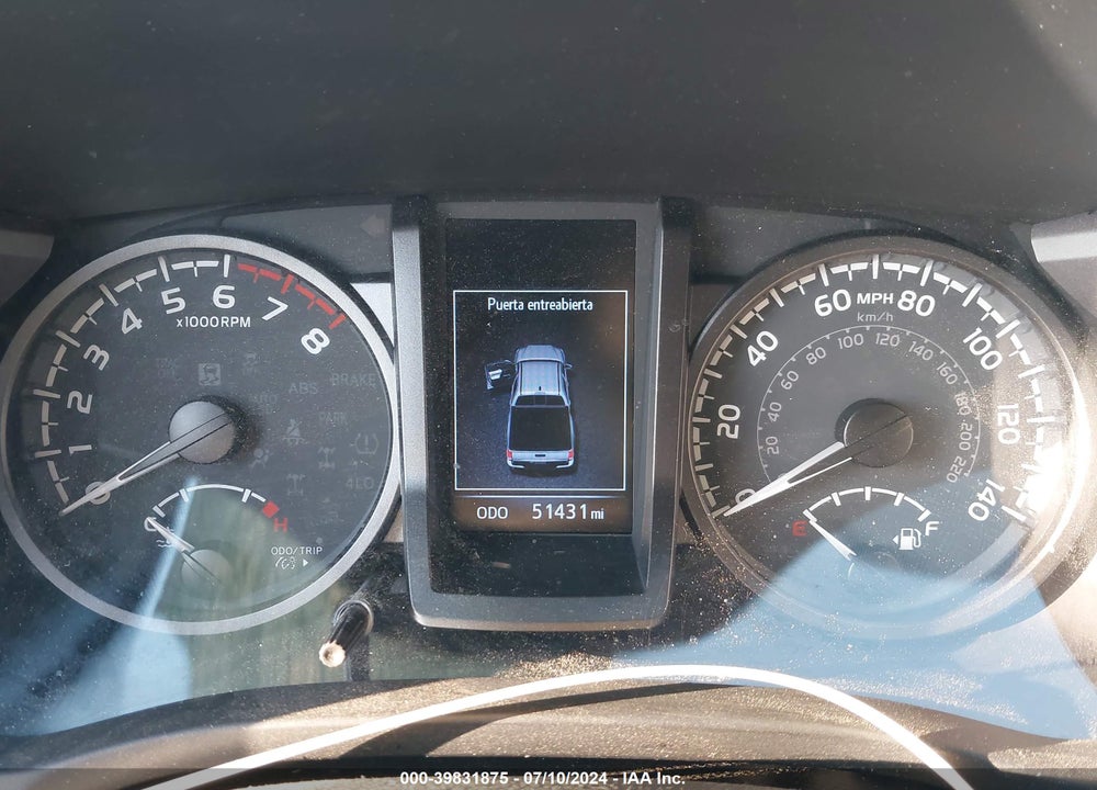 2022 TOYOTA TACOMA TRD OFF ROAD VIN: 3TMCZ5ANXNM516185