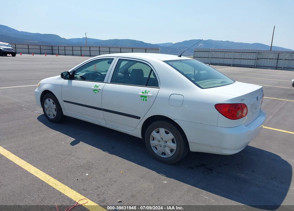 2007 TOYOTA COROLLA CE VIN: JTDBR32E070131934