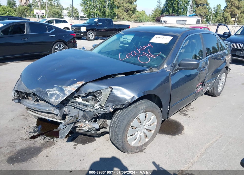 2007 HONDA ACCORD 2.4 LX VIN: 1HGCM56407A226487