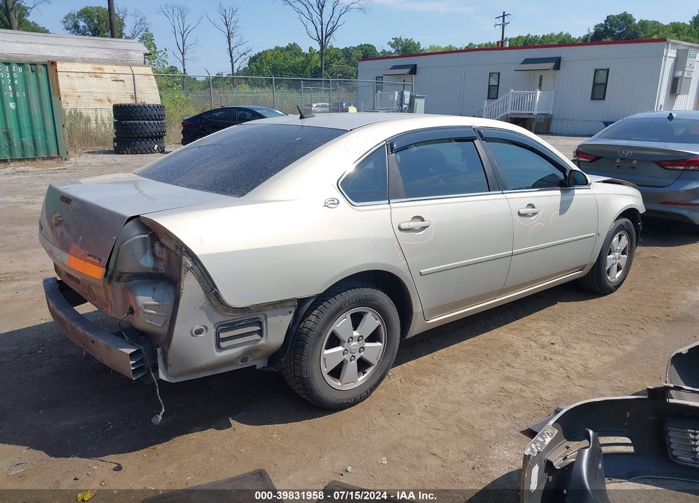 2008 CHEVROLET IMPALA LT VIN: 2G1WT58K081239920