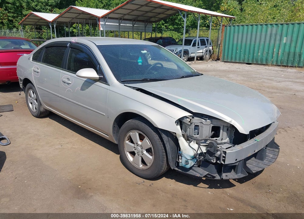 2008 CHEVROLET IMPALA LT VIN: 2G1WT58K081239920