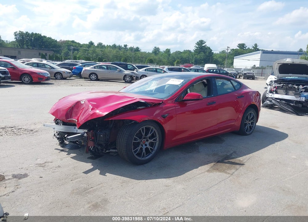 2022 TESLA MODEL S DUAL MOTOR ALL-WHEEL DRIVE VIN: 5YJSA1E51NF486195