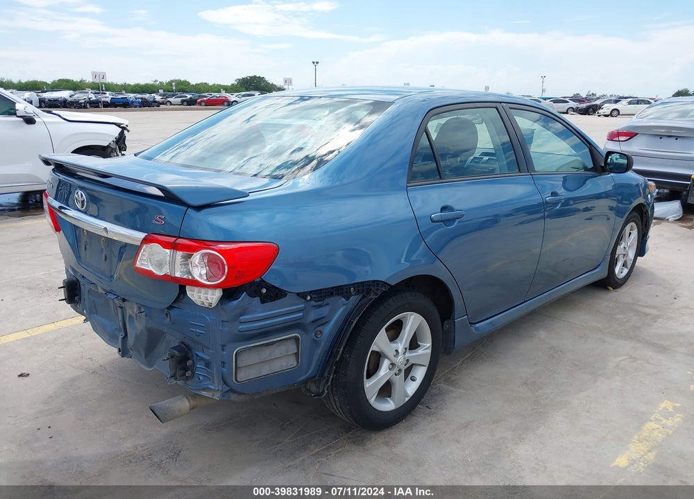 2012 TOYOTA COROLLA S VIN: 5YFBU4EE8CP041821