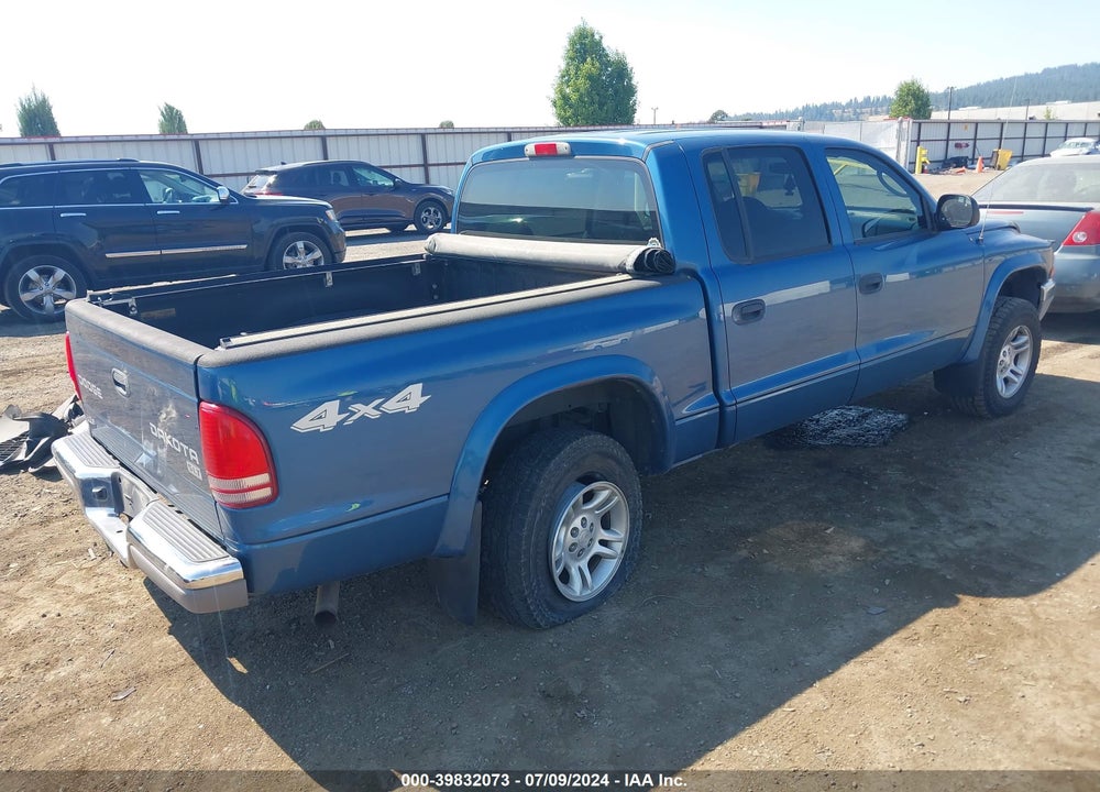 2004 DODGE DAKOTA SLT VIN: 1D7HG48N34S566935
