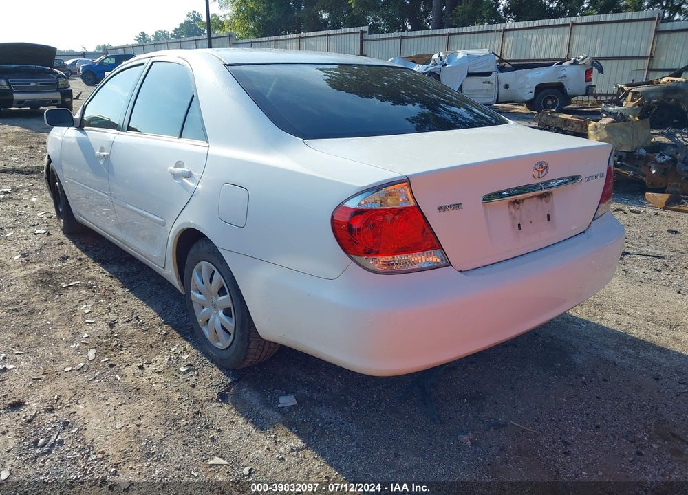 2005 TOYOTA CAMRY LE VIN: 4T1BE32K75U582491