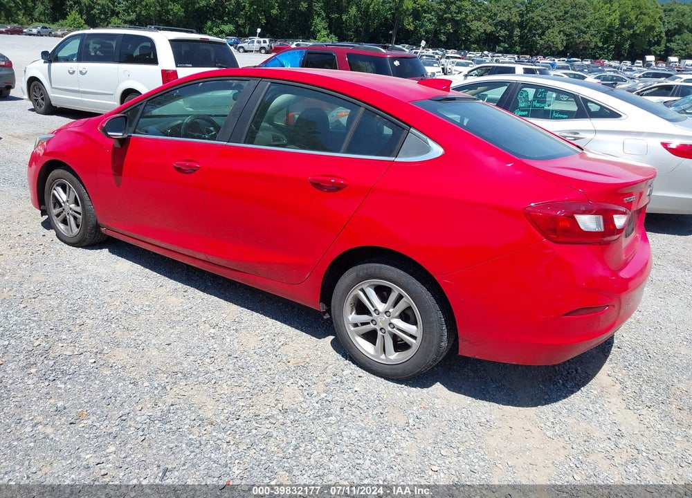 2016 CHEVROLET CRUZE LT AUTO VIN: 1G1BE5SM9G7262827