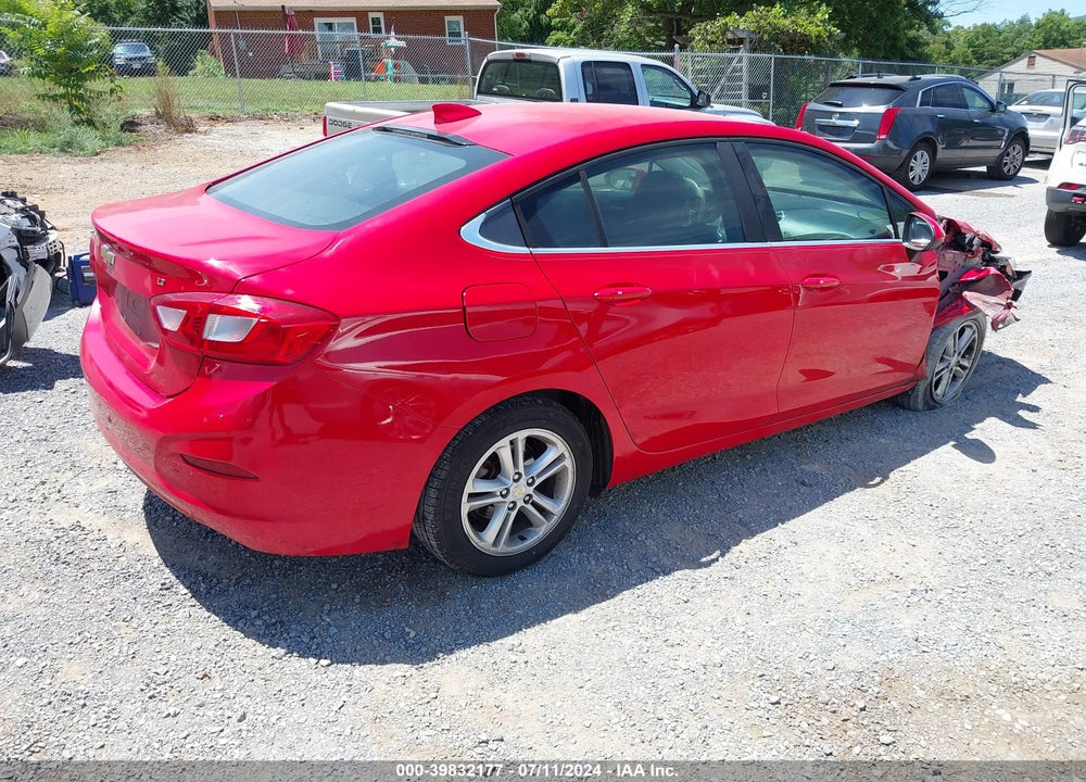 2016 CHEVROLET CRUZE LT AUTO VIN: 1G1BE5SM9G7262827