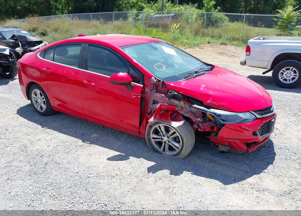 2016 CHEVROLET CRUZE LT AUTO VIN: 1G1BE5SM9G7262827