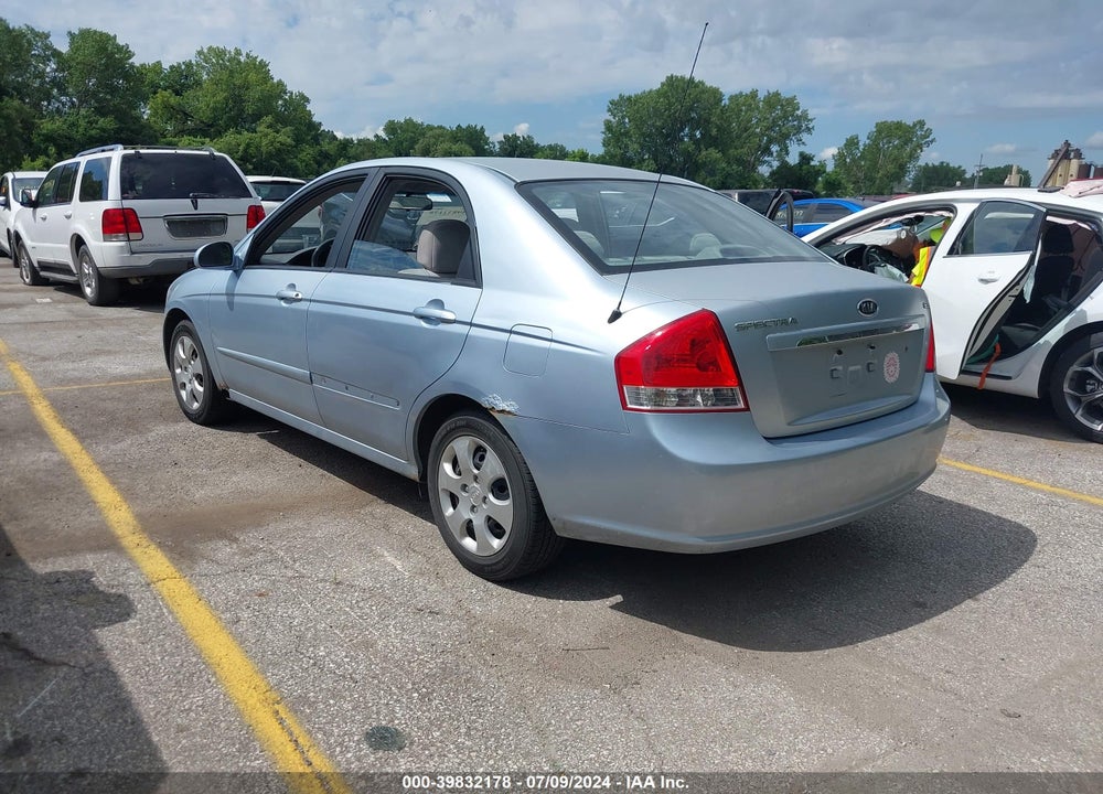 2007 KIA SPECTRA EX VIN: KNAFE121075488089