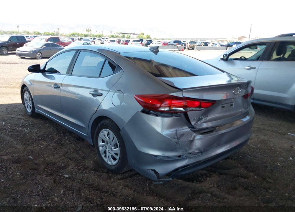 2017 HYUNDAI ELANTRA SE VIN: 5NPD74LFXHH206977
