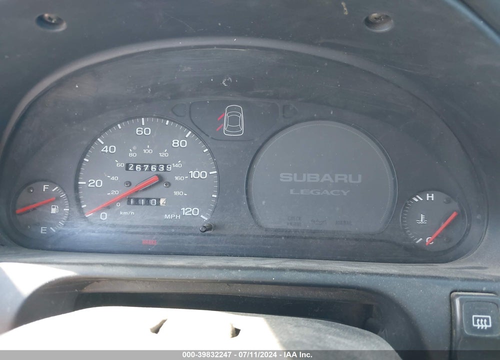 1998 SUBARU LEGACY BRIGHTON VIN: 4S3BK4253W6305775
